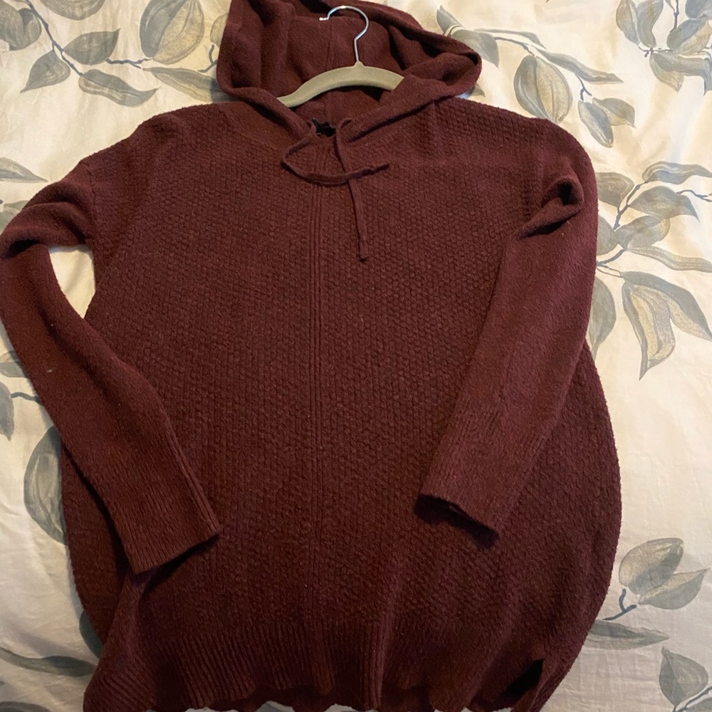 Burgundy sweater